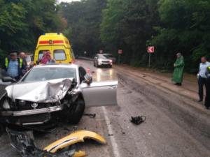 Обнародовано видео смертельного ДТП в Ялте