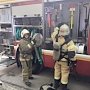 Крымские спасатели провели пожарно-тактическое занятия в г. Феодосия