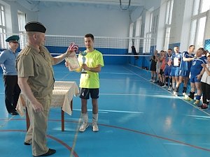 Полицейские участвовали в турнире по волейболу между команд силовых ведомств