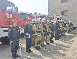 На судостроительном заводе «Залив» ликвидировали условное чрезвычайное происшествие