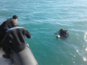 Крымские водолазы-спасатели проводят учебно-тренировочные сборы на Тарханкуте
