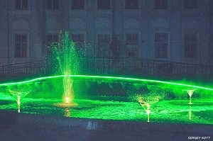 В Евпатории открыли ещё один световой фонтан