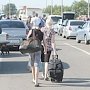 Жители Украины продолжают массово ездить в российский Крым