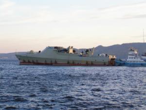Новейший патрульный корабль Черноморского флота провёл первые артиллерийские стрельбы