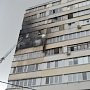 В севастопольской многоэтажке случился крупный пожар