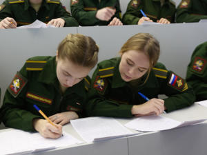 Всё больше девушек стремятся поступить в военные академии страны