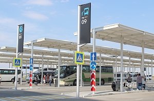 Четыре кассы и диспетчерский пункт автостанции начали свою работу в новом терминале аэропорта