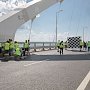 На Крымском мосту проходят съемки видеоклипа группы «Любэ»