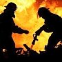 На пожаре в Крыму погиб человек