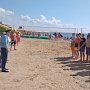 Спасатели МЧС России провели соревнования по пляжному волейболу