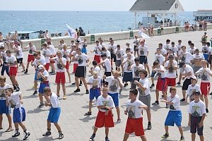 Международный День бокса в Крыму отпраздновали флэшмобом