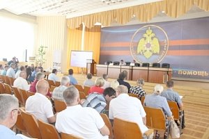 В Крыму прошёл сбор по подведению итогов деятельности РСЧС за 1 полугодие 2018 года
