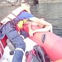 Спасатели эвакуировали трёх туристов с труднодоступного каменного берега горы Аю-Даг
