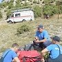 Крымские спасатели провели тренировку на скалодроме высотой более 50 метров