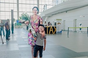 В аэропорту Симферополь встретили трехмиллионного пассажира