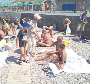 ГИМС провел профилактические рейды на пляжах «Солнечный» и «Песочный»
