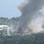 Крымские спасатели ликвидируют пожар в пгт. Кореиз