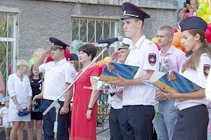 В Севастополе «Первый звонок» прозвучал для новых учеников кадетского класса УМВД