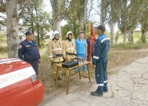 Условный пожар в доме культуры успешно ликвидирован