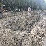 Коммунальщики Ялты приступили к очистке русла реки Быстрой от грунтового наноса