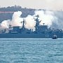 Нестандартный способ пополнения боезапаса корабля отработали в первый раз на Черноморском флоте