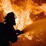 В минувшие сутки в Крыму сгорели два гаража