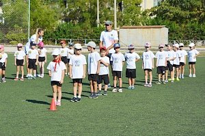Спартакиада между дошкольников «Все на футбол» состоялась в Евпатории