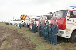 Последствия условного землетрясения в рамках второго дня Всероссийской тренировки по ГО ликвидированы