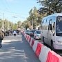 В столице Крыма водители маршруток не желают ехать по загруженной Севастопольской