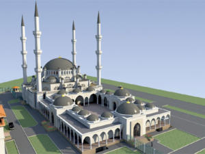 Представители Турции желают украсить внутреннюю часть Соборной мечети в столице Крыма