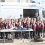 Пиротехники Специализированного отряда ГУ МЧС провели занятия в севастопольской школе №37