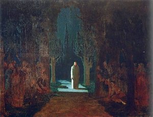 Картина Куинджи «Христос в Гефсиманском саду» экспонируется на выставке в Третьяковской галерее