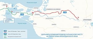 Путь к Крымскому мосту со стороны Тамани сократится