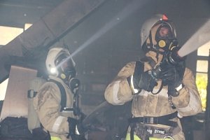 Сотрудники Федеральной противопожарной службы ликвидировали пожар в г. Керчь