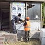 Незаконно установленный кафетерий демонтировали в столице Крыма