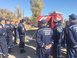 В Крыму определены победители на звание «Лучший водитель пожарного автомобиля»