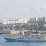 Экипажи вертолётов отработали взлёты и посадки с палубы фрегата Черноморского флота «Адмирал Григорович»