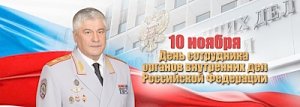 Поздравление Владимира Колокольцева с Днём сотрудника органов внутренних дел Российской Федерации