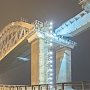 Установлены все опоры железнодорожной части Крымского моста