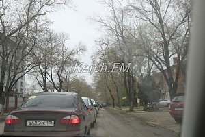 По улицам Керчи вновь растянулись огромные пробки