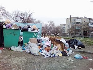 Керчане вновь жалуются на свалку в жилом районе