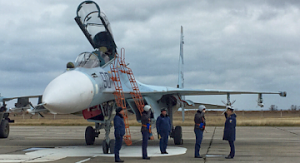 На новой полосе аэродрома Бельбек в Крыму приземлились первые боевые самолёты