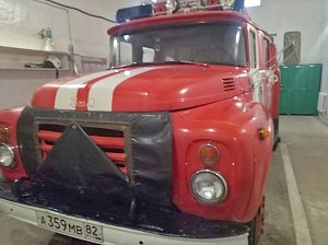 Пожарная часть села Красный Мак под Бахчисараем готова к зимнему периоду