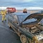 На трассе «Таврида» автоледи на ВАЗе врезалась в отбойник