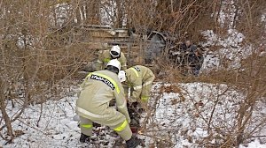 В Бахчисарайском районе в кювет унесло «ГАЗель» с тремя пассажирами