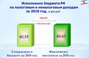 Перевыполнены годовые назначения по доходам бюджета республики, — Кивико