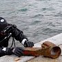 Водолазы МЧС России провели проверки морского дна в установленных местах для купания в День Крещения