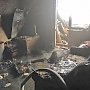 На пожаре в г. Щелкино было эвакуировано 10 человек, среди них 2 ребенка