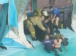 Крымские спасатели провели операцию по спасению дельфинов в г. Алушта