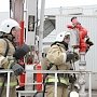 Симферопольские пожарные провели тренировку в торгово-развлекательном центре «Меганом»